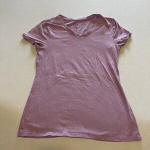 Cielo light purple v-neck casual top M